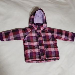 Circo Girls Winter Coat Size 2T Purple/pink/brown